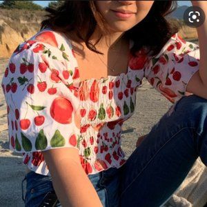 COPY - Lisa Says Gah Fruit Print Shirt